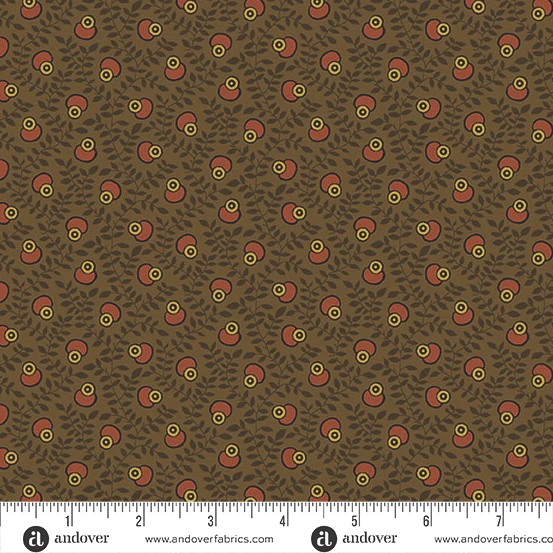 Half-yard Bundle - Andover/Makower UK "Jamestown" by Jo Morton - 10 Fabrics, 5 Total Yards