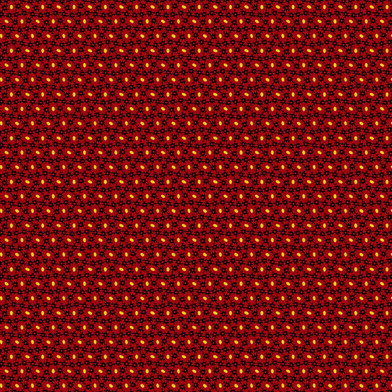(5 yd) Andover/Makower UK Baltimore Album 390-R Red Lace