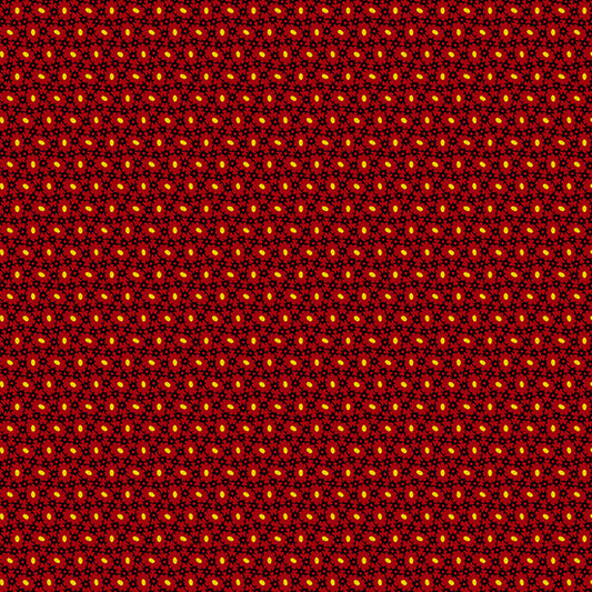(5 yd) Andover/Makower UK Baltimore Album 390-R Red Lace