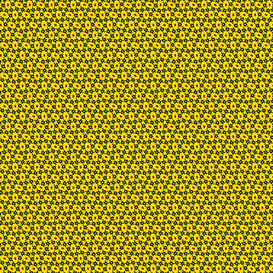 (5 yd) Andover/Makower UK Baltimore Album 390-Y Yellow Lace