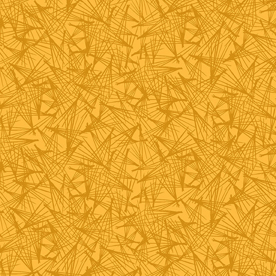 (4 yd) Andover/Makower UK Alison Glass Thicket 432-N Pine Honey