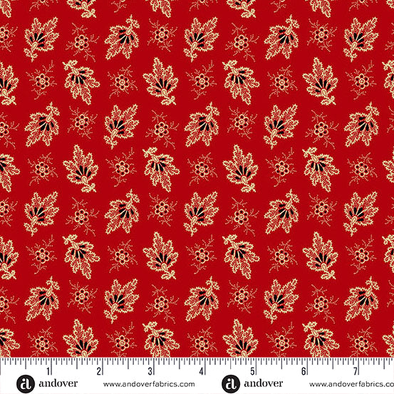 (1.5 yd) Andover/Makower UK Carolina A-5313-R