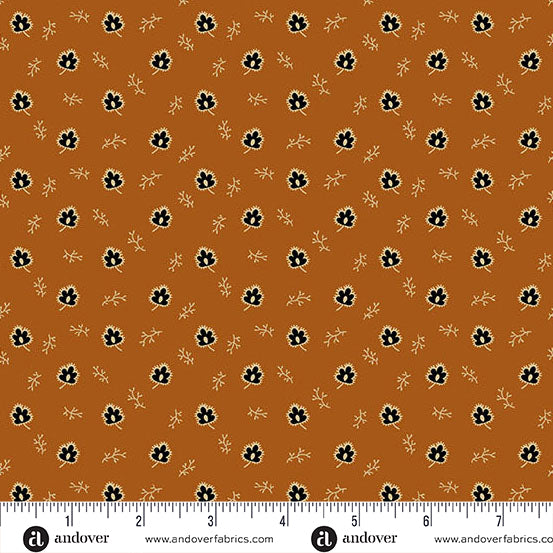 Andover/Makower UK "Carolina" (Heritage) Half-Yard Bundle - 10 Fabrics, 5 Total Yards