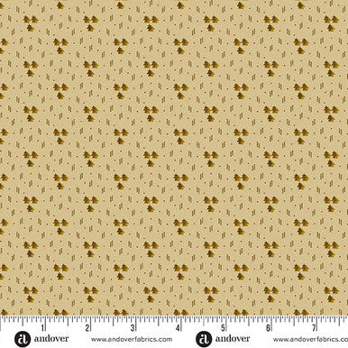 Andover/Makower UK "Toasted" By Jo Morton Half-yard Bundle - 10 Fabrics, 5 Total Yards