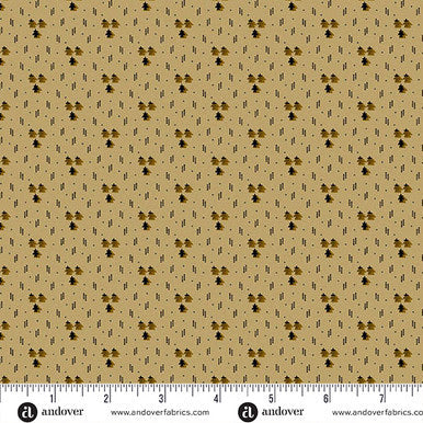 Andover/Makower UK "Toasted" By Jo Morton Half-yard Bundle - 10 Fabrics, 5 Total Yards