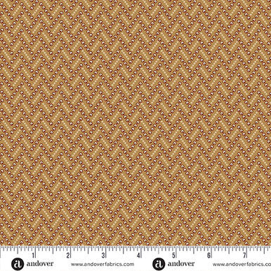 Andover/Makower UK "Toasted" By Jo Morton Half-yard Bundle - 10 Fabrics, 5 Total Yards