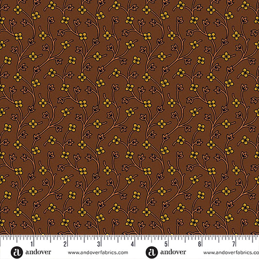 (4 yd) Andover/Makower UK Spice Market by Jo Morton A-6016-N