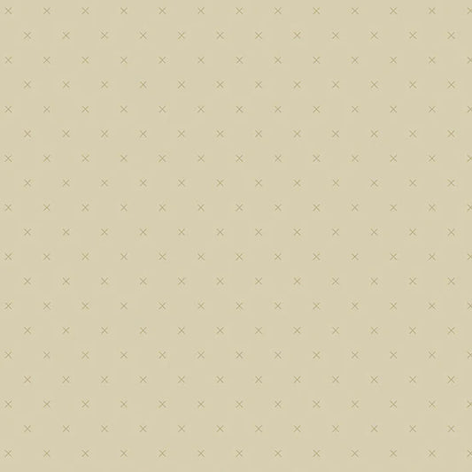 (1.5 yd) Andover/Makower UK All My Xs 807-N1 Tan