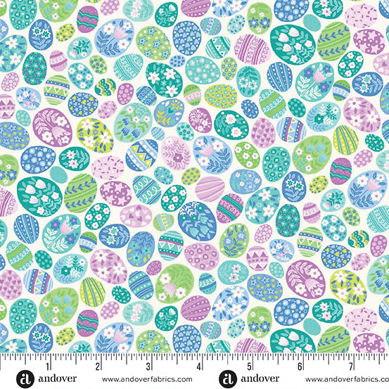 Andover "Hello Spring" (Easter) Half-yard Bundle - 10 Fabrics, 5 Total Yards