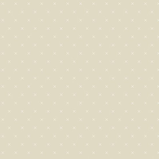 (1.5 yd) Andover/Makower UK All My Xs 807-N Latte