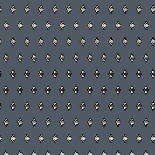 (3.5 yd) Andover/Makower UK Fabric From The Attic 9983-B