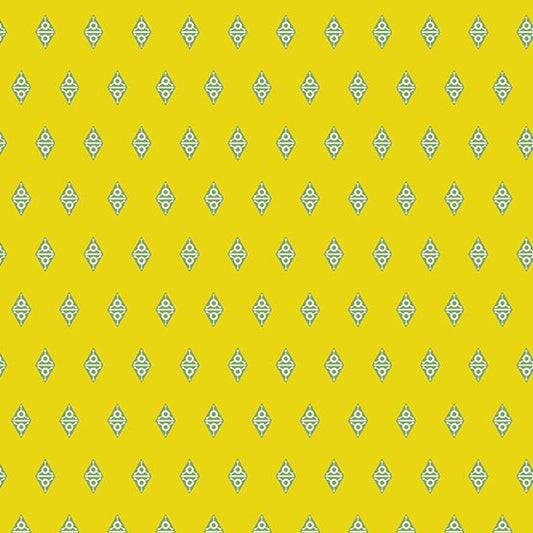 (3.5 yd) Andover/Makower UK Fabric From The Attic 9983-Y