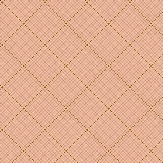 (3.5 yd) Andover/Makower UK Fabric From The Attic 9984-O