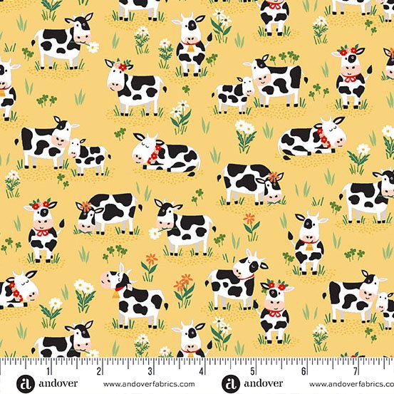 Andover "Fun On The Farm" Half-yard Bundle - 10 Fabrics, 5 Total Yards