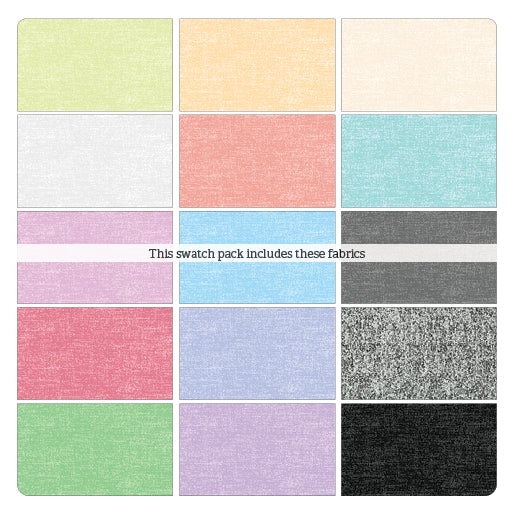 Charm Pack 5x5 Squares - Benartex Cotton Shot Pearl - 40 5" Squares
