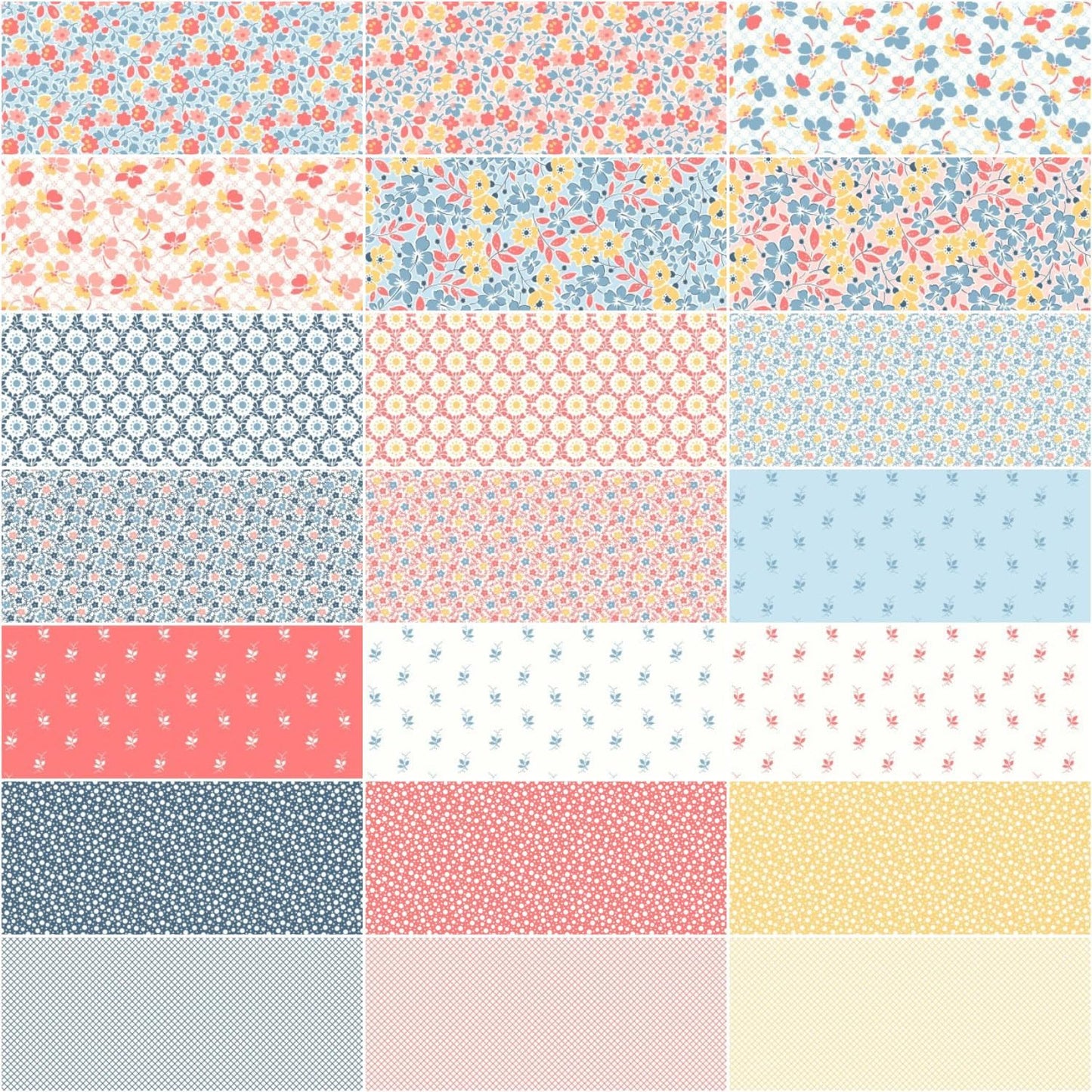 Maywood Studio - Franny's Flowers (Kim's Cause Collection) Roll - 40 Strips