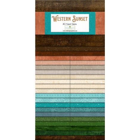 Wilmington Prints - 40 Karat Gems - Western Sunset
