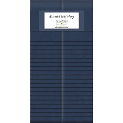 Wilmington Prints - 40 Karat Gems - Essentials Solid Navy