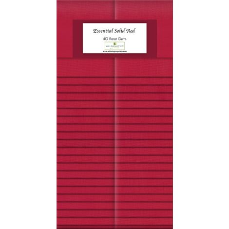 Wilmington Prints - 40 Karat Gems - Essentials Solid Red