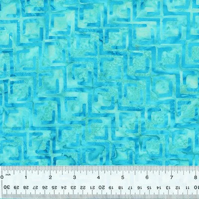Anthology Batiks "Squared" Half-yard Bundle - 10 Fabrics, 5 Total Yards