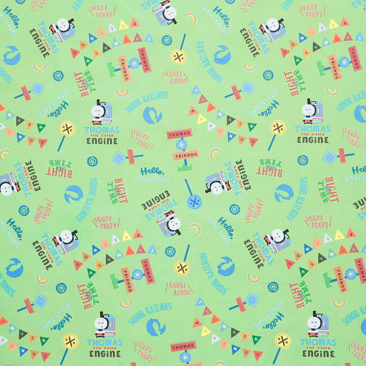 Riley Blake "Thomas & Friends Sodor Railway" Half-yard Bundle - 10 Fabrics, 5 Total Yards