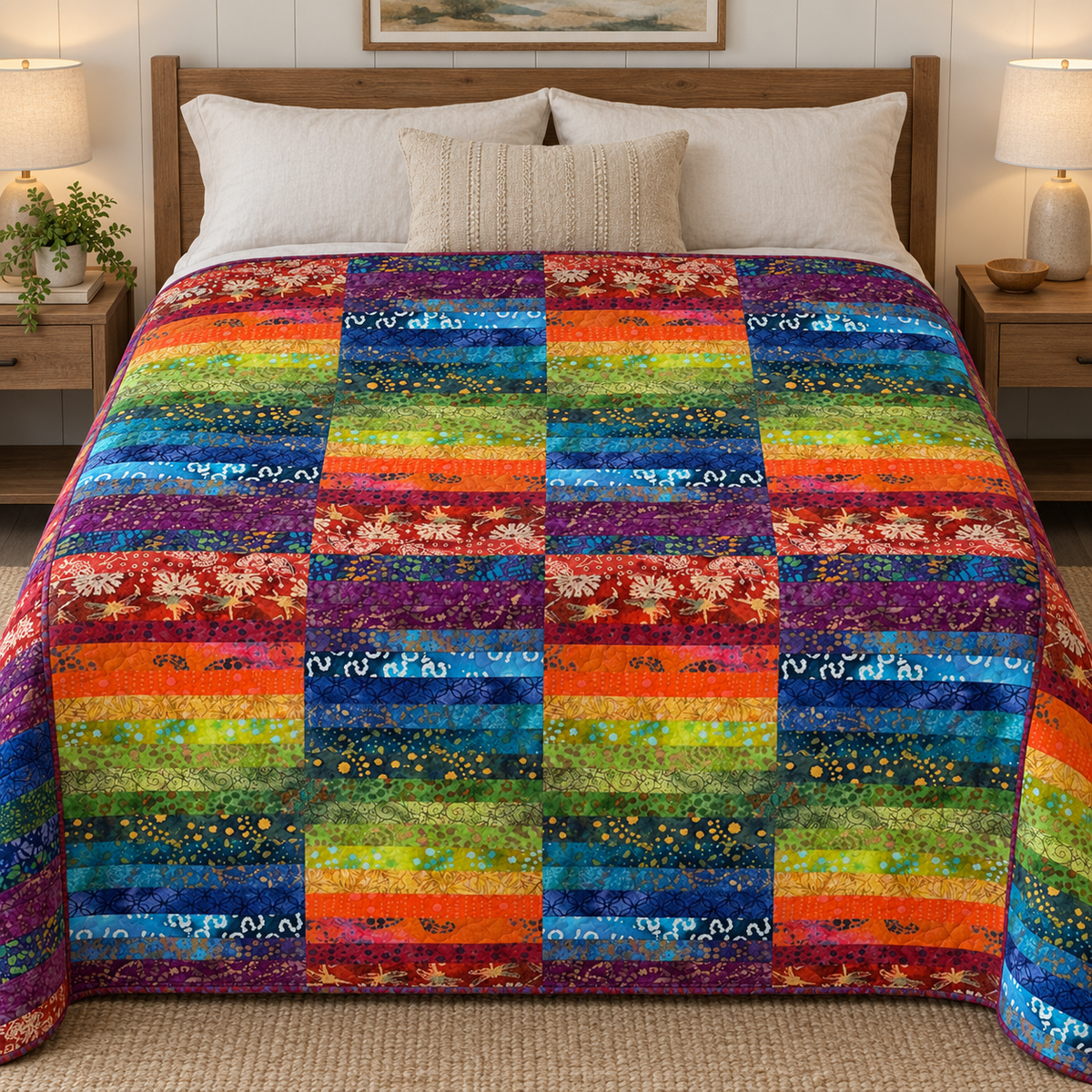 June Doe Fabric Collections - Colorburst Batiks - 40-Strip Pack