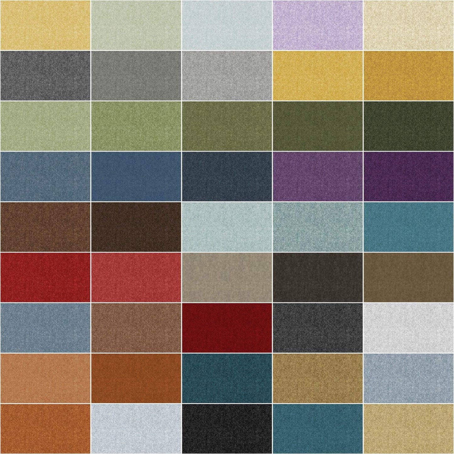 Benartex Winter Wool Strip-pies - 40 2.5" Strips