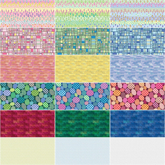 Charm Pack 5x5 Squares - Benartex Delight - 40 5" Squares