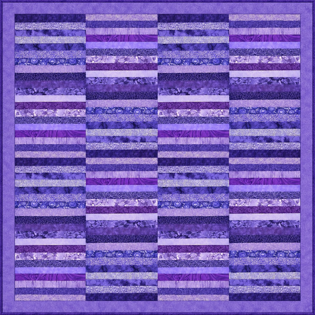 June Doe Fabric Collections - Amethyst - 40-Strip Pack