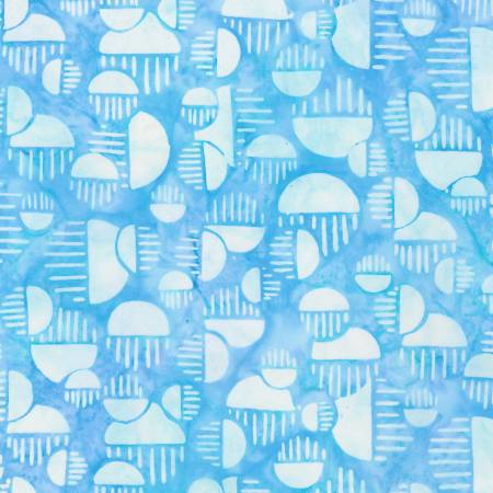 Half-yard Bundle - Robert Kaufman Artisan Batik "Bubble Blues" - 10 Fabrics, 5 Total Yards