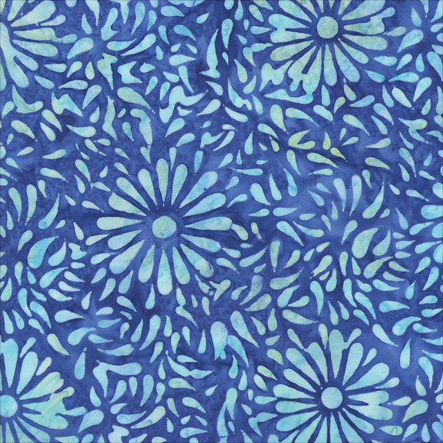 Anthology Batiks "Periwinkle Glow" Half-yard Bundle - 10 Fabrics, 5 Total Yards