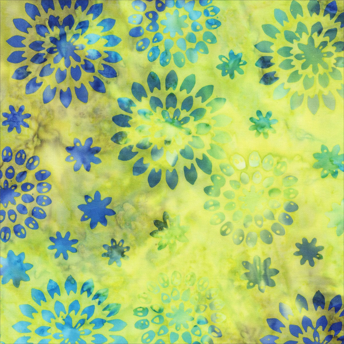 Anthology Batiks "Periwinkle Glow" Half-yard Bundle - 10 Fabrics, 5 Total Yards