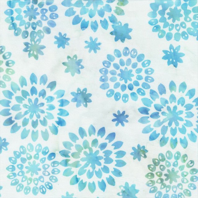Anthology Batiks "Periwinkle Glow" Half-yard Bundle - 10 Fabrics, 5 Total Yards
