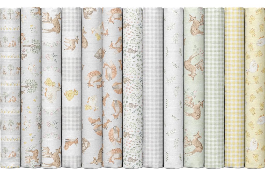Timeless Treasures - Our Little Adventure - 40 2.5" Strips/Jelly Roll