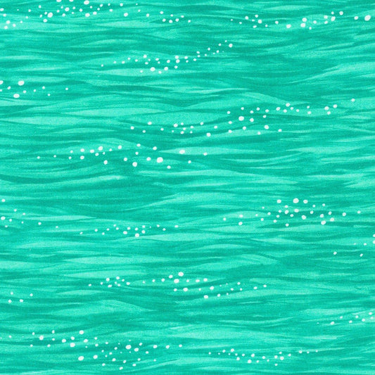 (6.5 yd) Robert Kaufman Once Upon A Mermaid AUND-21359-211 Island Green