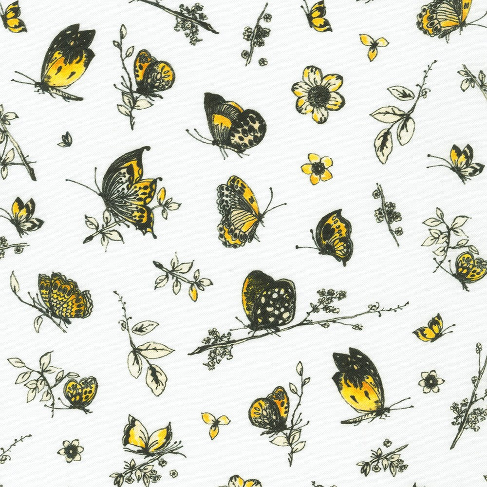 Robert Kaufman "Butterflies" Half-Yard Bundle - 10 Fabrics, 5 Total Yards