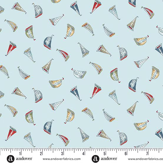 Andover "High Tide" Half-yard Bundle - 10 Fabrics, 5 Total Yards
