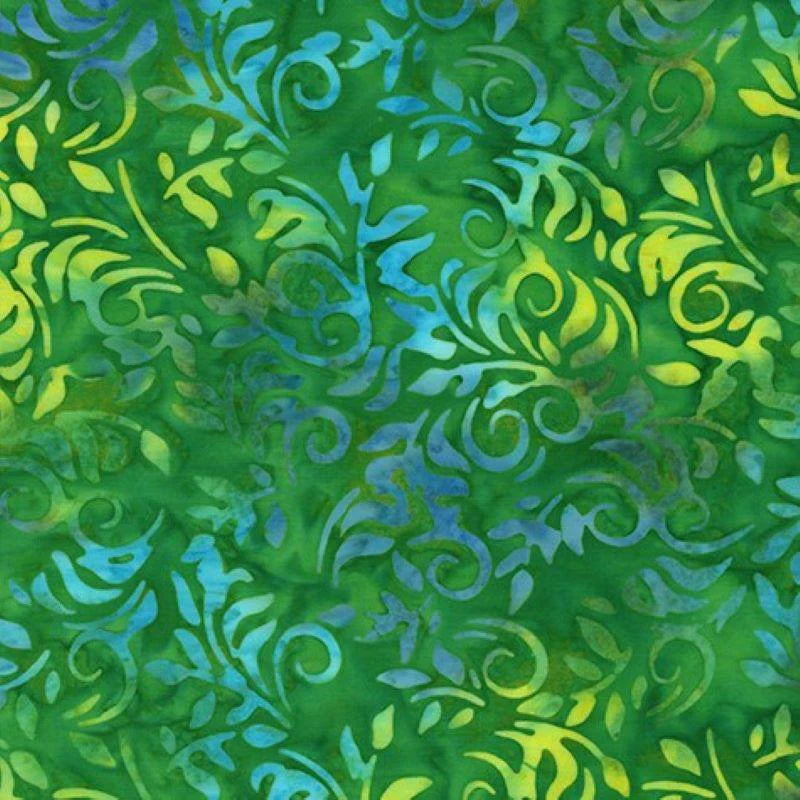 (2 yd) Anthology Batik Be Colourful 33396Q-X Forest