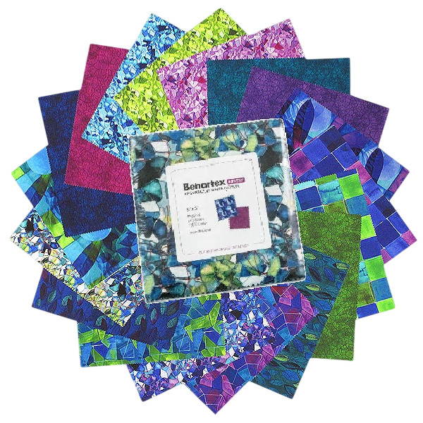 Charm Pack 5x5 Squares - Benartex Prismatics - 40 5" Squares