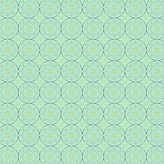 (3.5 yd) Andover/Makower UK Fabric From The Attic 9978-G