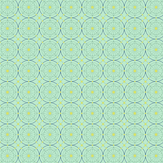 (3.5 yd) Andover/Makower UK Fabric From The Attic 9978-G