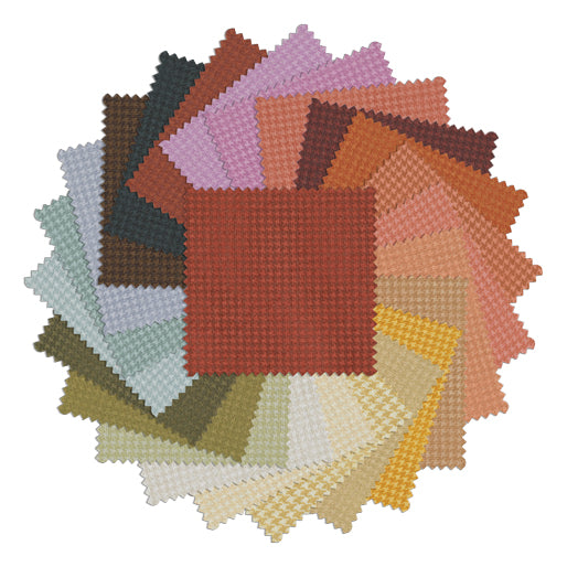 Charm Pack 5x5 Squares - Benartex Blushed Houndstooth - 40 5" Squares