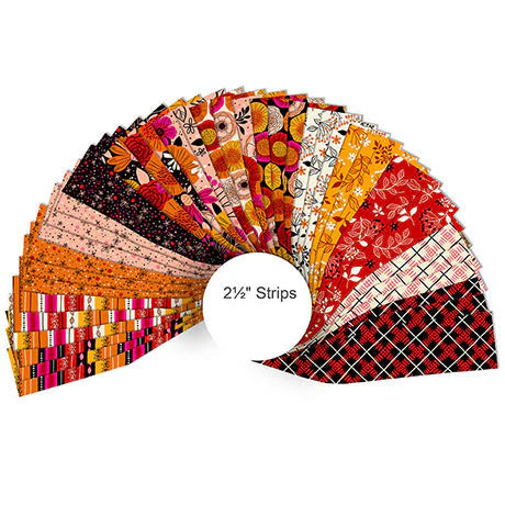 Quilting Treasures QT Fabrics - Blooms of Joy by Ink & Arrow - 40 Strip Jelly Roll