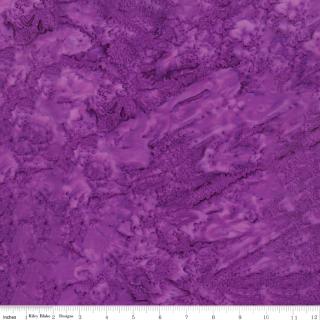 Riley Blake Expressions Batiks "Hand Dyes Purple" Half-yard Bundle - 10 Fabrics, 5 Total Yards