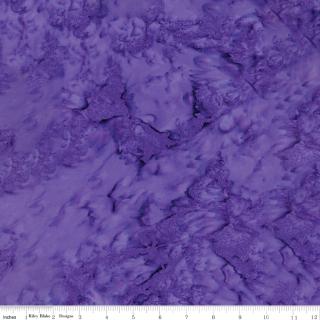 Riley Blake Expressions Batiks "Hand Dyes Purple" Half-yard Bundle - 10 Fabrics, 5 Total Yards