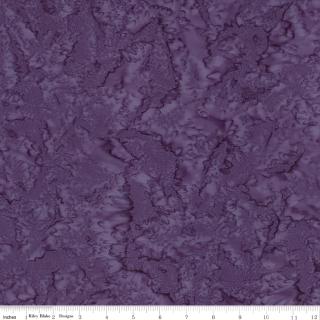 Riley Blake Expressions Batiks "Hand Dyes Purple" Half-yard Bundle - 10 Fabrics, 5 Total Yards
