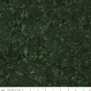 Riley Blake Expressions Batiks "Hand Dyes Green" Half-yard Bundle - 10 Fabrics, 5 Total Yards