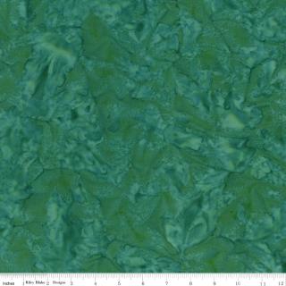 Riley Blake Expressions Batiks "Hand Dyes Green" Half-yard Bundle - 10 Fabrics, 5 Total Yards