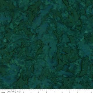 Riley Blake Expressions Batiks "Hand Dyes Green" Half-yard Bundle - 10 Fabrics, 5 Total Yards