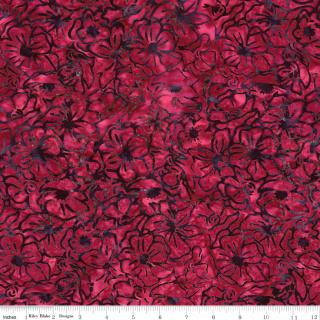 Riley Blake Expressions Batiks "Floral Reflections" Half-yard Bundle - 10 Fabrics, 5 Total Yards